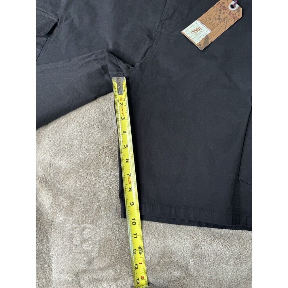 Hudson & Barrow Men’s Black Cargo Shorts Size 40 Lightweight Utility Outdoor - Picture 4 of 12